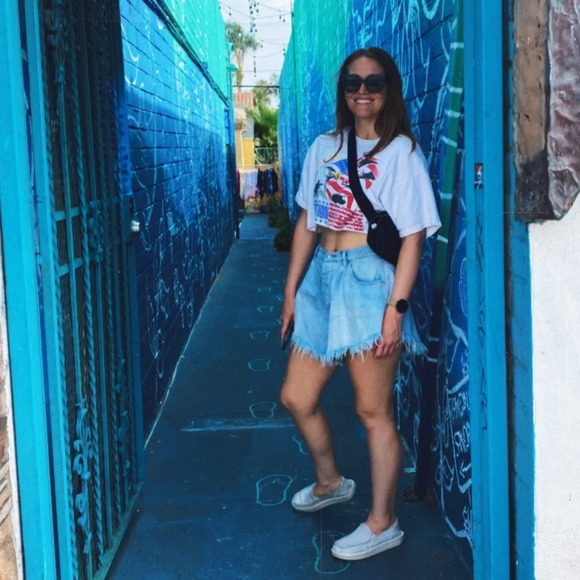 Vintage y2k operation enduring freedom military t shirt cropped Sz Extra large - Picture 5 of 11